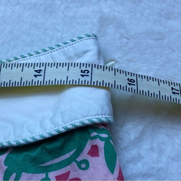 L.L. Bean White, Pink and Green Crustacean Skirt Size 8 - Picture 9 of 10